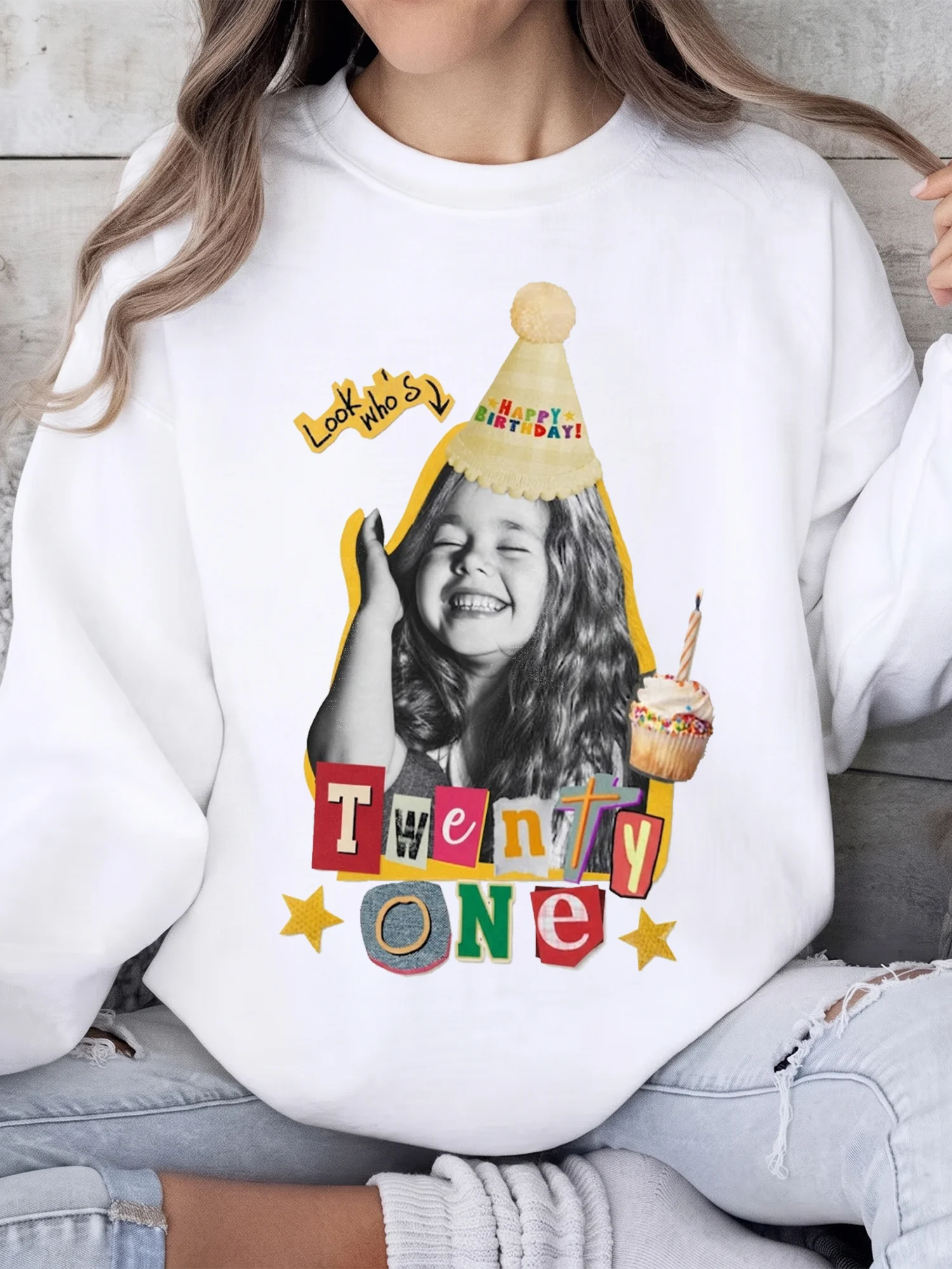 Look Who's Happy Birthday Tee Personalized Custom Photo Shirt