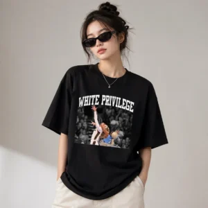 White Privilege Basketball Graphic Tee, Social Justice Statement Shirt