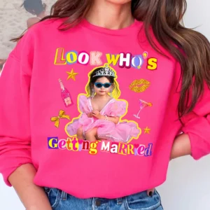 Look Who's Getting Married Custom Bride Photo Tee for Bachelorette Party
