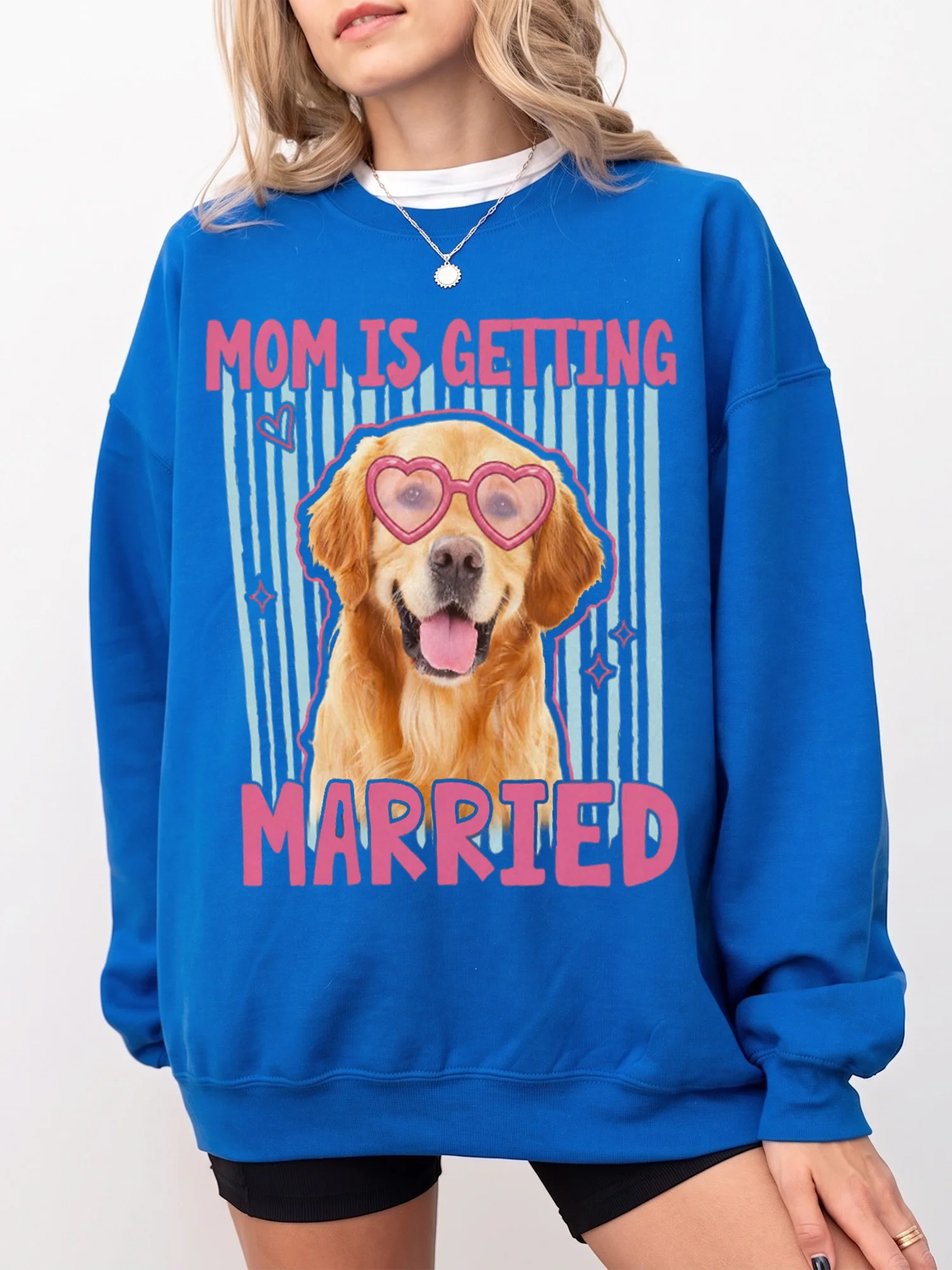Mom Is Getting Married Golden Retriever Tee Dog Bride Bachelorette Shirt