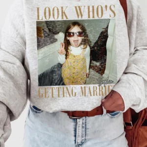 Look Who's Getting Married Custom Photo Tee Personalized Bachelorette Party Shirt