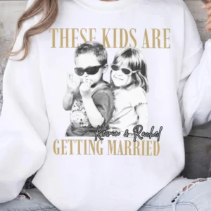 These Kids Are Getting Married Tee Personalized Photo Funny Engagement Shirt Bridal Shower Gift