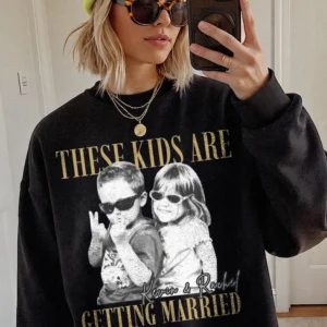 These Kids Are Getting Married Tee Personalized Photo Funny Engagement Shirt Bridal Shower Gift