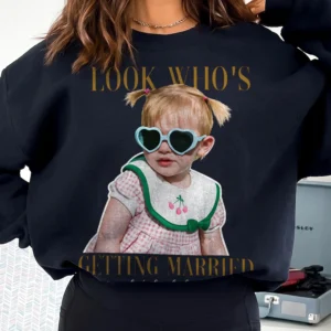 Look Who's Getting Married Personalized Photo Tee Custom Bachelorette Party Shirt for Bridal Shower Girls Trip