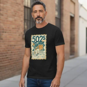 The 502s Just A Little Run Tour Vintage Poster Tee Indie Concert Shirt