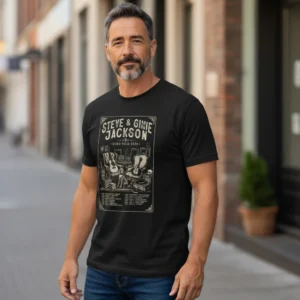 Euro Tour 2026 Steve Ginie Jackson Concert Tee Vintage Music Merch