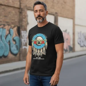 Guns N' Roses Sioux Falls SD Aug 8 2016 Concert Tee Vintage Style Tour Merch