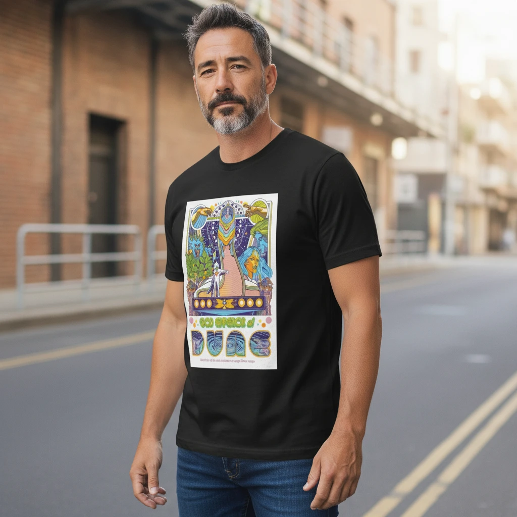 God Emperor of Dune Tee for Frank Herbert Fans Sci-Fi Book Graphic Shirt