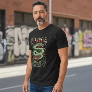 Ficus Cherry Drop The Millipedes Since 1994 Tee Vintage Indie Graphic Shirt for Men