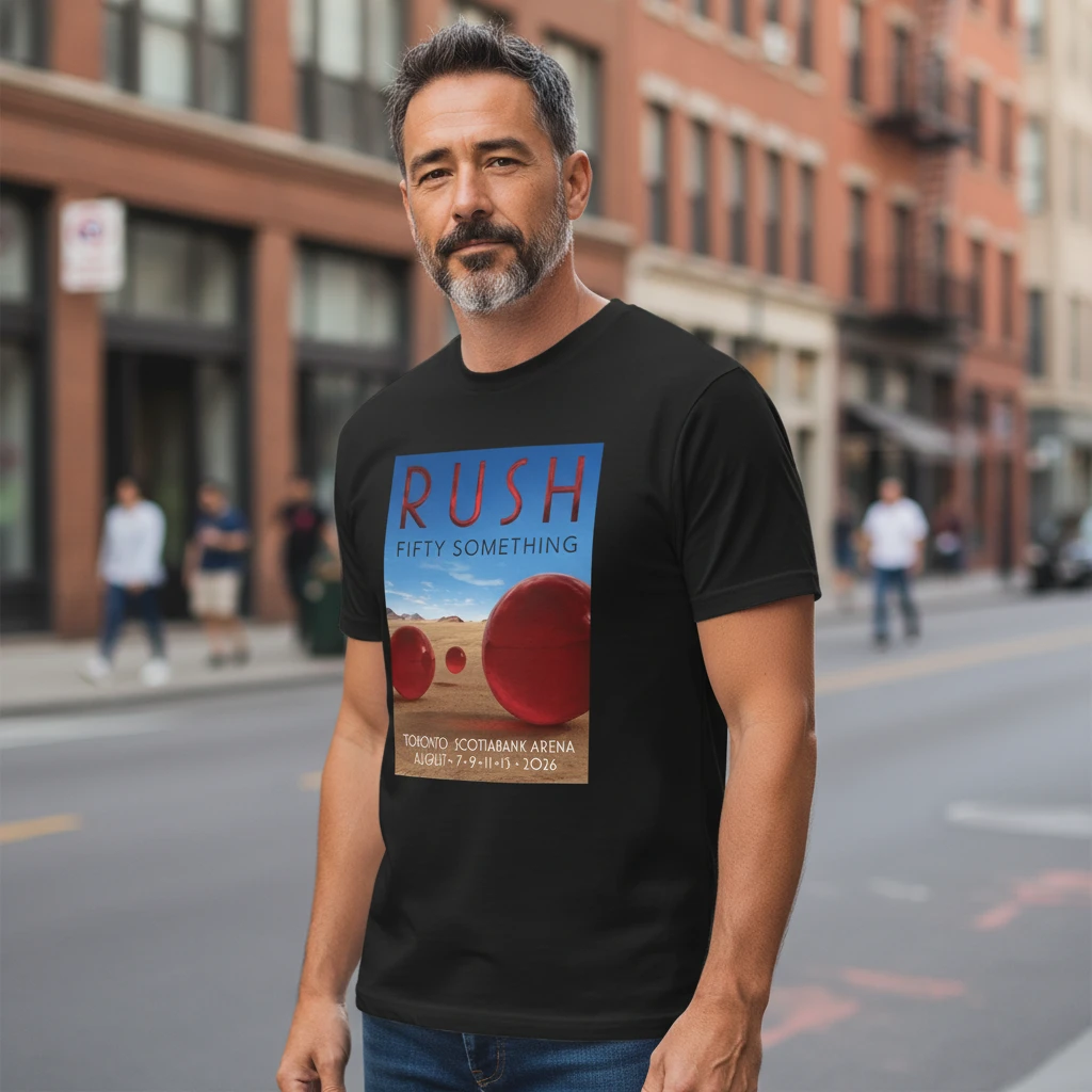 Rush Fifty Something Tour Toronto 2026 Concert Tee Scotiabank Arena Commemorative Shirt