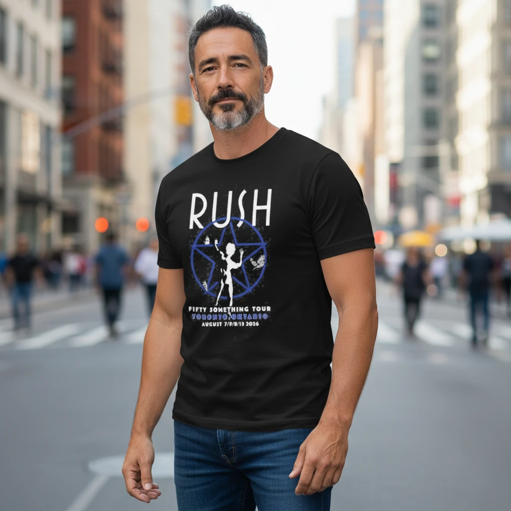 Rush Fifty Something Tour Toronto August 2026 Concert Tee