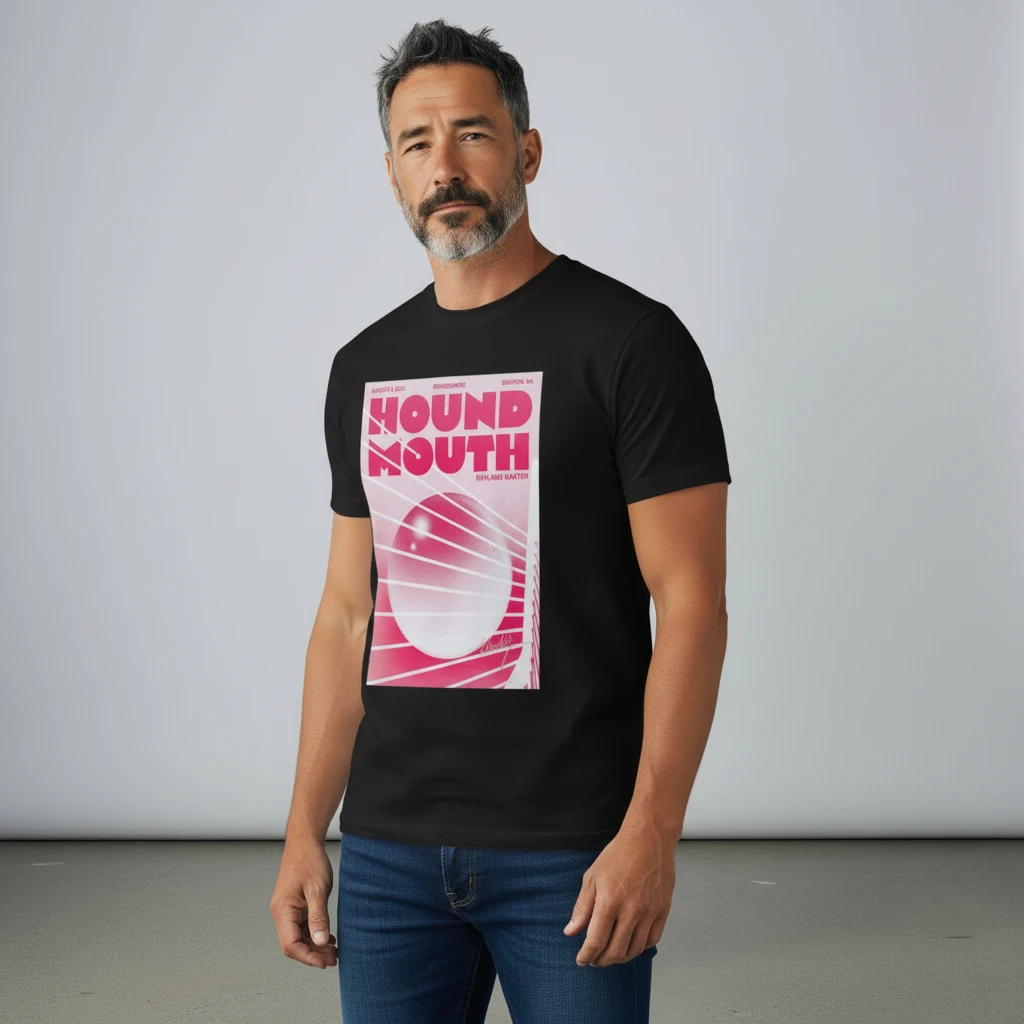 Houndmouth Band Tee Retro Concert Poster Graphic Shirt