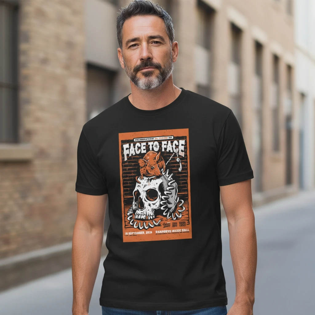 woobulk_1786418210114_0_9e5719d3.webp Face to Face 18 September 2024 Concert Tee Punk Rock Tour Shirt