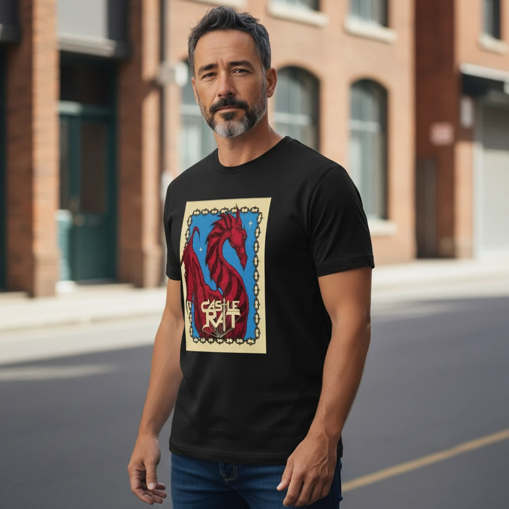 woobulk_1786424597332_0_3affa737.webp Castle Rat Tee Vintage Red Dragon Graphic Heavy Metal Band Shirt