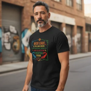 Nick Cave The Bad Seeds Brighton Preston Park 2024 Concert Tee