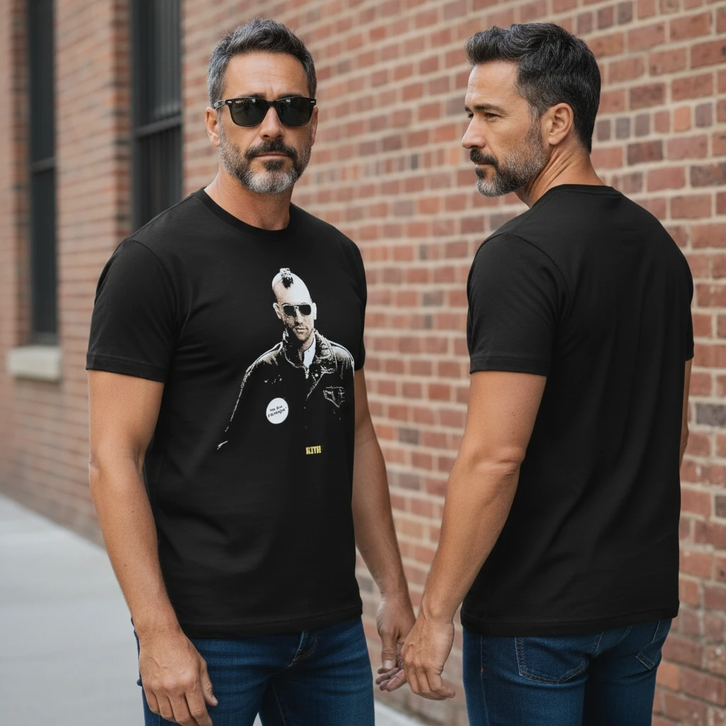 KITH Graphic Tee Robert De Niro Taxi Driver Streetwear Shirt for Men