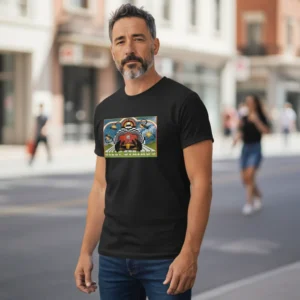 Billy Strings Jelly Stairs Bluegrass Festival Tee Abstract Graphic Shirt for Men