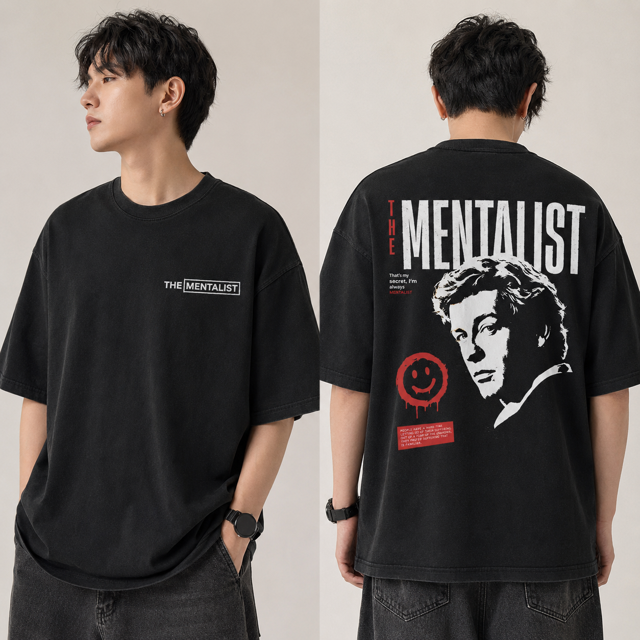 The Mentalist Patrick Jane Retro TV Graphic Tee