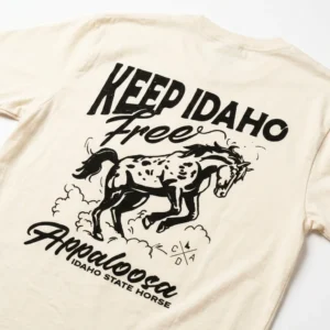 Idaho State Horse Appaloosa Tee Keep Idaho Free Western Shirt