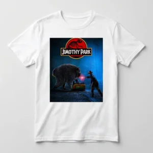 Jimothy Park Movie Parody Tee Funny Raccoon Meme Graphic T-Shirt
