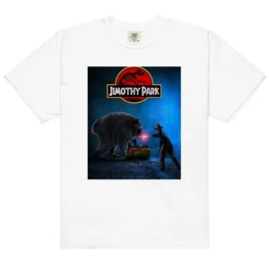 Jimothy Park Movie Parody Tee Funny Raccoon Meme Graphic T-Shirt