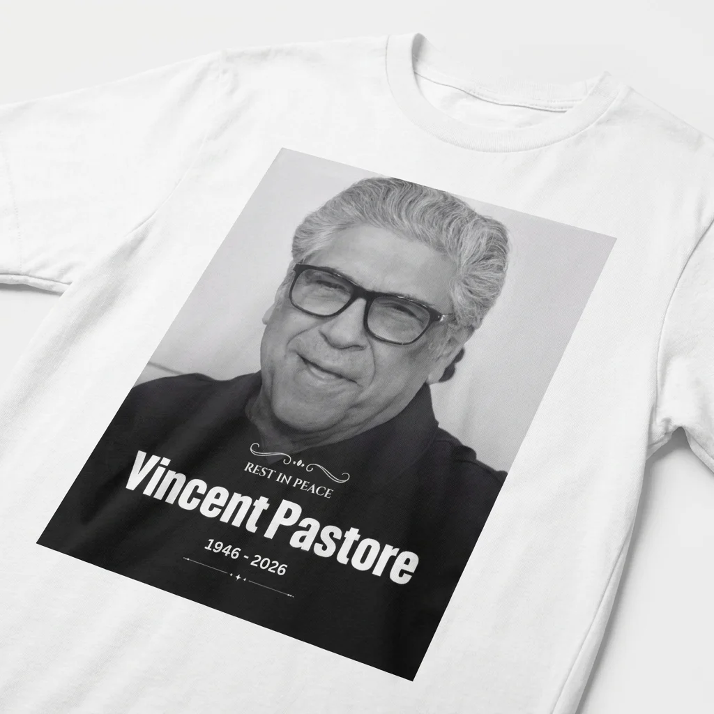 Vincent Pastore 1946-2026 Memorial Tee Rest In Peace Fan Tribute