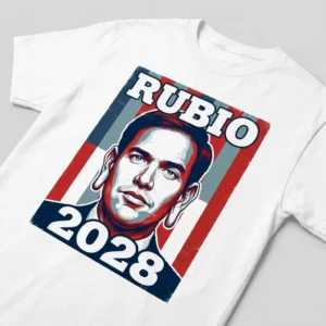 Rubio 2028 Marco Rubio Political Campaign Tee Conservative Election Graphic T-Shirt