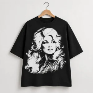 Dolly Parton Tee Vintage Country Music Graphic Shirt for Women and Men