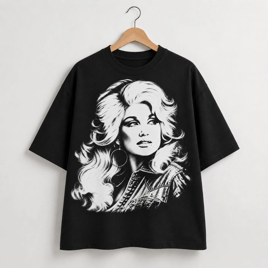 wooedit_1787799450027_0_8b32e960.webp Dolly Parton Tee Vintage Country Music Graphic Shirt for Women and Men