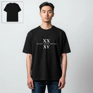 XX Original Factory Settings XY Tee, Minimalist Chromosome Genetics Science T-Shirt for Men available at our Los Angeles warehouse