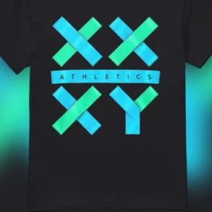 XX XY Athletics Logo Graphic Tee, Women's Sports Support Statement Shirt, Unisex Gym Workout Apparel