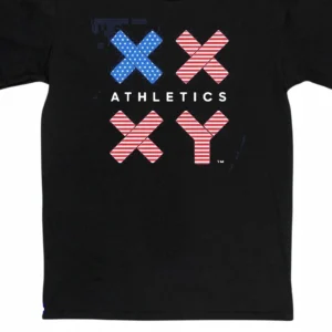 XX XY Athletics Tee, American Flag Patriotic Graphic Shirt, Support Female Athletes Women's Sports Gift