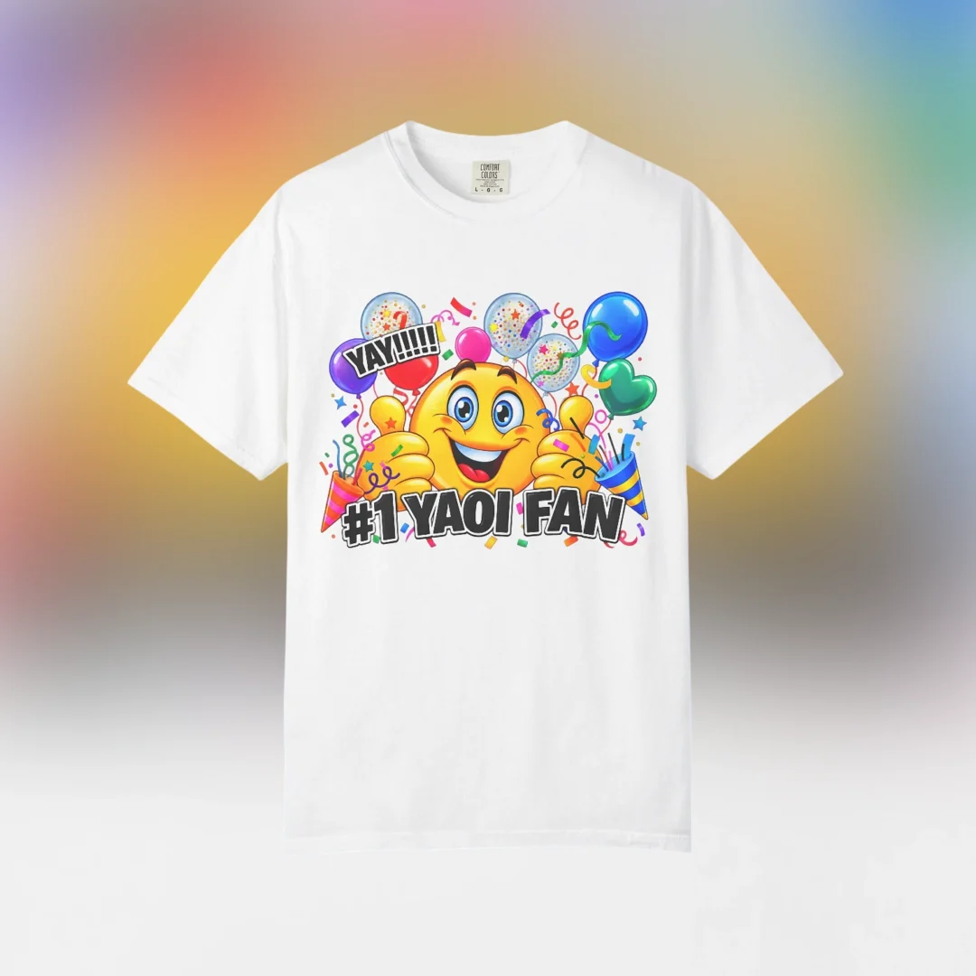 Yay #1 Yaoi Fan Tee Funny Emoji Anime BL Manga Lover Graphic — Los Angeles Yay #1 Yaoi Fan Tee Funny Emoji Anime BL Manga Lover Graphic T-Shirt available at our Los Angeles warehouse