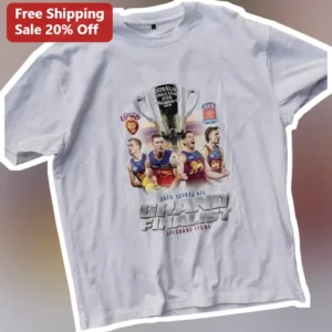 2026 Toyota AFL Grand Finalist Brisbane Lions Tee available at our Los Angeles warehouse