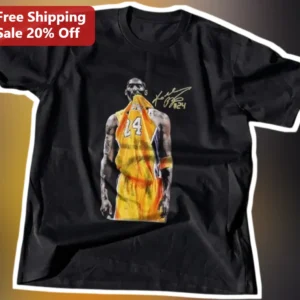 #24 Kobe Bryant Basketball Legend Graphic Tee Mamba Forever Tribute Shirt available at our Los Angeles warehouse