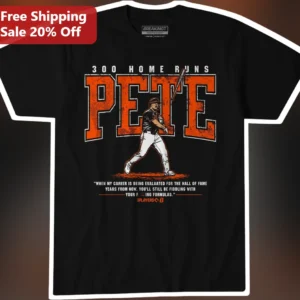 Home Runs Pete Alonso Funny Baseball Quote Graphic Tee for New York Mets Fans available at our Los Angeles warehouse