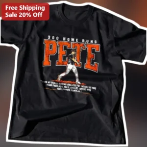 Home Runs Pete Alonso Hall Of Fame Quote Graphic Tee Baseball Fan Gift available at our Los Angeles warehouse