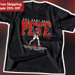 Home Runs Tee Pete Alonso Hall Of Fame Baseball Milestone Gift For Mets Fans available at our Los Angeles warehouse