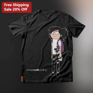 A Heartwell Ending Tee Indie Webcomic Emo Cartoon Graphic Shirt available at our Los Angeles warehouse