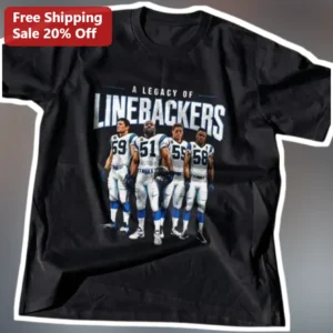 A Legacy of Linebackers Tennessee Titans Football Tee NFL Fan Gift available at our Los Angeles warehouse