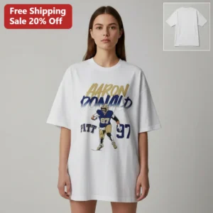Aaron Donald Pitt 97 Tee, Retro Pitt Panthers Football Legend Shirt, Number 97 College Football Game available at our Los Angeles warehouse