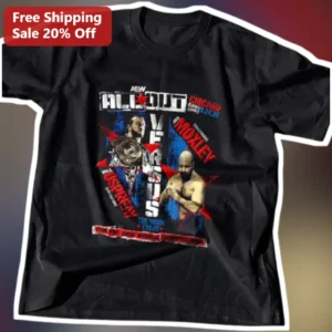 AEW All Out Versus The Main Event Bryan Danielson Jon Moxley Graphic Tee available at our Los Angeles warehouse