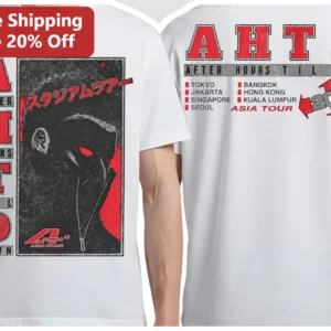 AHTD After Hours Til Dawn Asia Tour Tee available at our Los Angeles warehouse