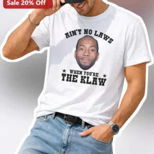Ain't No Laws When You're The Klaw Graphic Tee Marvel Villain Humor Shirt available at our Los Angeles warehouse
