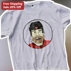 Alex Honnold Free Solo Climber Fan Art Caricature Graphic Tee Gift for Rock Climbing Enthusiasts available at our Los Angeles warehouse