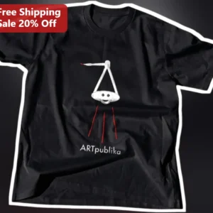 ARTpublika Surreal Compass Graphic Tee Unisex Cotton Artist Gift available at our Los Angeles warehouse