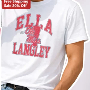 At Ole Miss Vintage Script M Graphic Tee University of Mississippi Rebels Fan Shirt available at our Los Angeles warehouse
