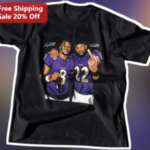 Baltimore Ravens Players Graphic Tee for Men Women NFL Fan Apparel available at our Los Angeles warehouse