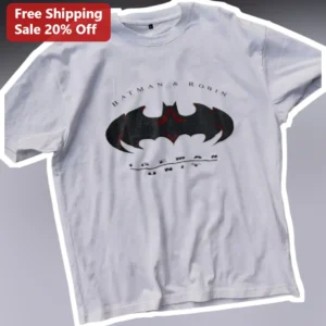 Batman Robin Vintage Graphic Tee DC Comics Superhero Apparel Gift available at our Los Angeles warehouse