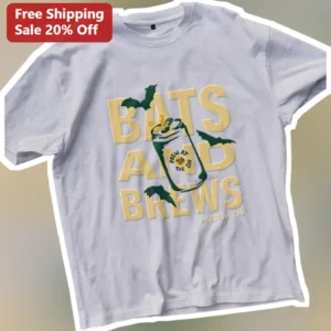 Bats and Brews Houston Zoo Tee Graphic Shirt for Zoo Lovers available at our Los Angeles warehouse